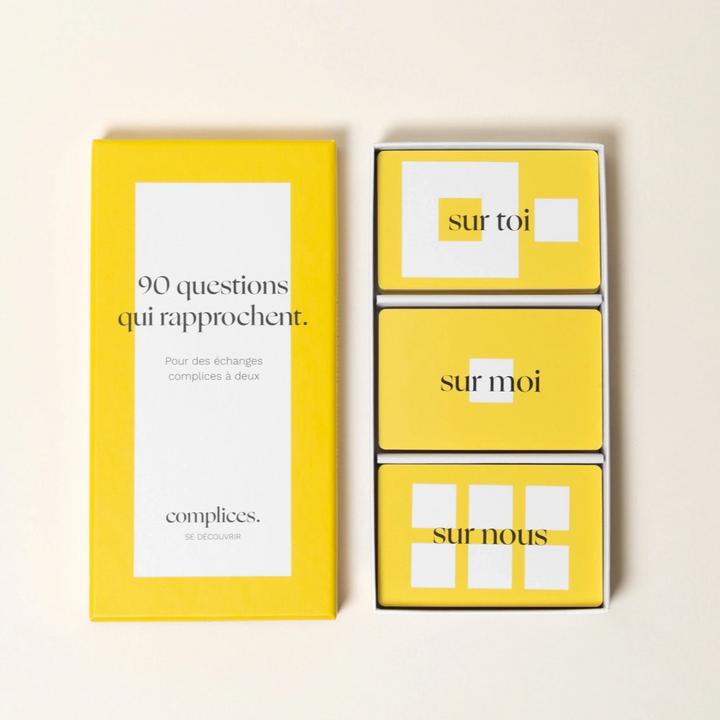 90 questions qui rapprochent et ses catégories